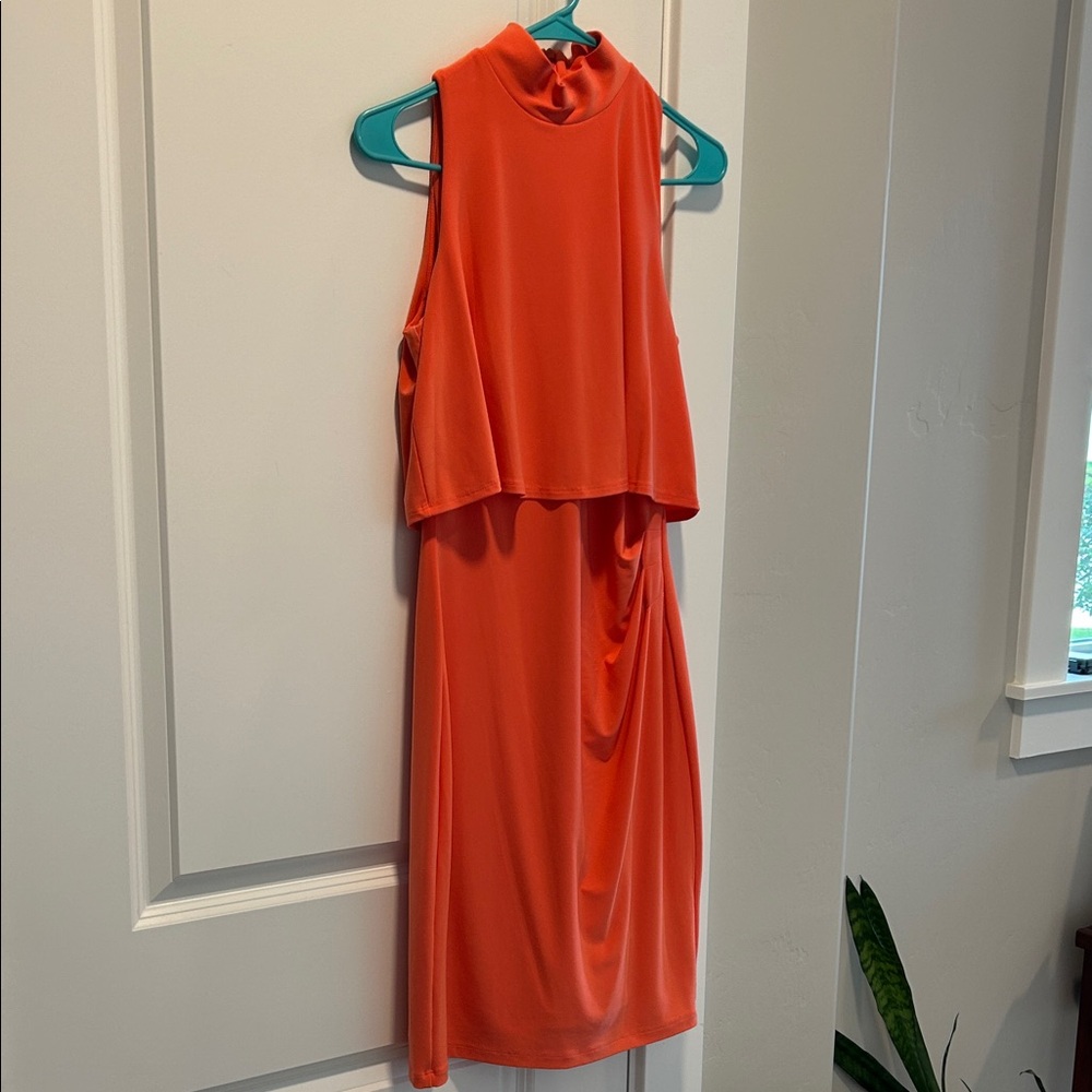 Lauren Ralph Lauren Vibrant Orange Dress